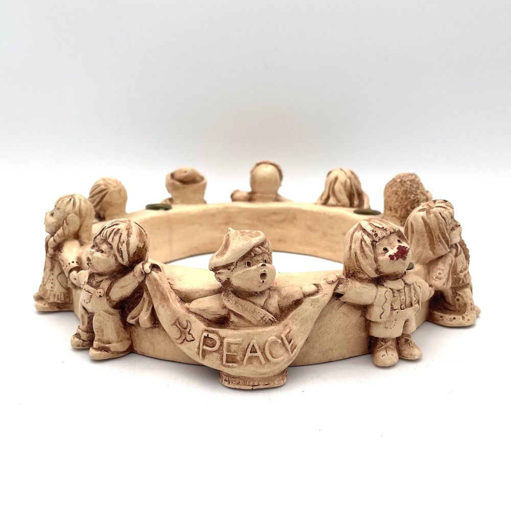 Abbey Press Candlestick Holder Unisex OS Beige Good Vintage Children Ring